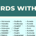 Words With Au