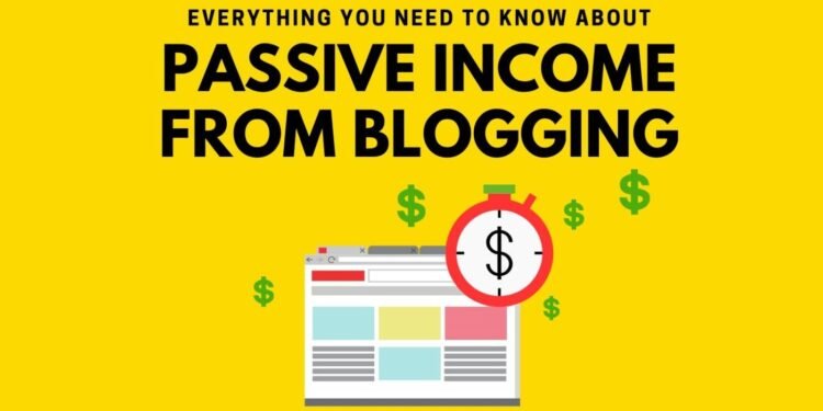 5 Creative Ways to Generate Passive Income From Your Blog