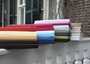 Dommelin Hoeslaken Katoen Rood 150 x 200 cm