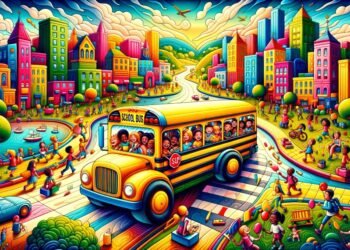 Exploring the Wheels on the Bus-A Childhood Melody