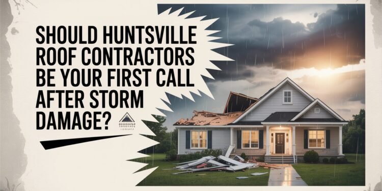 Should Huntsville Roof Contractors Be Your First Call After Storm Damage