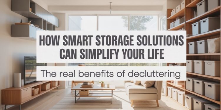 How Smart Storage Solutions Can Simplify Your Life The Real Benefits of Decluttering